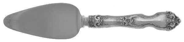 La Reine (Sterling, 1921, No Monograms) Cheese Server with Stainless Blade
