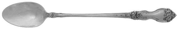 La Reine (Sterling, 1921, No Monograms) Iced Tea Spoon