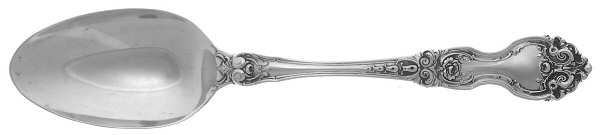 La Reine (Sterling, 1921, No Monograms) Tablespoon (Serving Spoon) by Wallace Silver