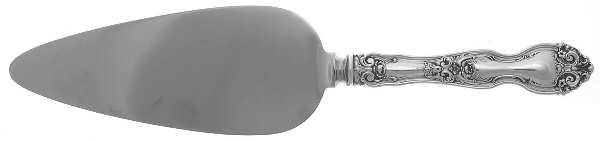La Reine (Sterling, 1921, No Monograms) Pie Server with Stainless Blade