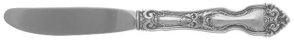 La Reine (Sterling, 1921, No Monograms) Modern Hollow Butter Spreader (Stainless)