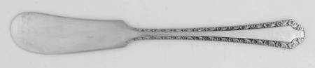 Larkspur (Sterling, 1939) Flat Handle Butter Spreader