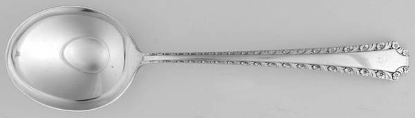 Larkspur (Sterling, 1939) Round Bowl Soup Spoon (Gumbo)