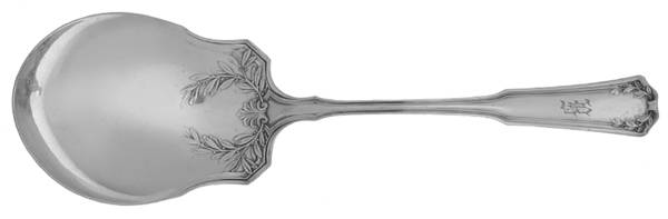Laurel (Silverplate, 1910) Monogram Solid Smooth Casserole Spoon