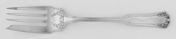 Laurel (Silverplate, 1910) Medium Solid Cold Meat Serving Fork