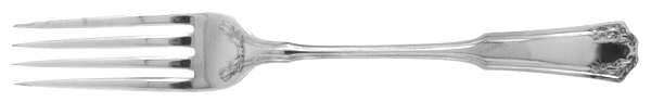 Laurel (Silverplate, 1910) Monogram Fork