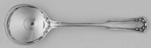 Laurel (Silverplate, 1910) Round Bowl Soup Spoon (Bouillon)
