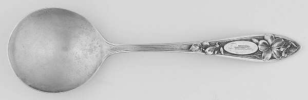 La Viola (Sterling, 1912) Round Bowl Soup Spoon (Gumbo)