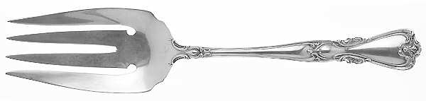 Lady Windsor-Victoria (Sterling, 1957) Small Solid Cold Meat Serving Fork