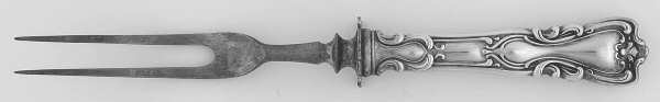 Lady Windsor-Victoria (Sterling, 1957) Small Carving Fork W/Sterling Guard