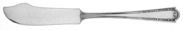 Louvre (Silverplate, 1914) Flat Handle Master Butter Knife