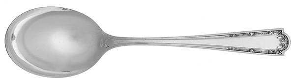 Louvre (Silverplate, 1914) Round Bowl Soup Spoon (Gumbo)