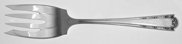 Louvre (Silverplate, 1914) Medium Solid Cold Meat Serving Fork