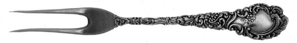 Louvre (Sterling, 1893) Individual Berry Fork