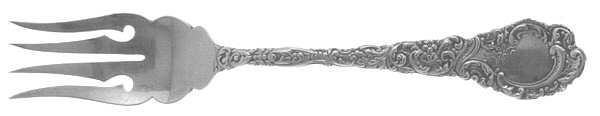 Louvre (Sterling, 1893) Small Individual Solid Fish/Salad Fork