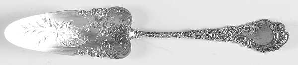 Louvre (Sterling, 1893) Bright Cut Jelly Cake Server