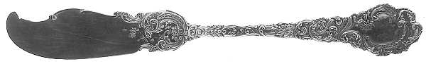 Louvre (Sterling, 1893) Flat Handle Master Butter Knife