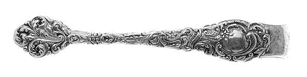 Louvre (Sterling, 1893) Bon Bon Tongs