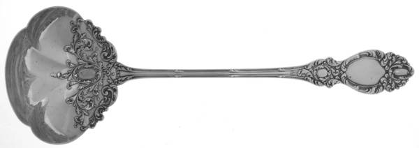 Lucerne (Sterling, 1896, No Monograms) Solid Soup Ladle