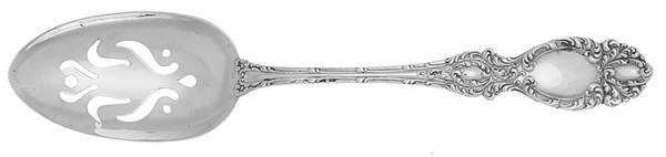 Lucerne (Sterling, 1896, No Monograms) Pierced Tablespoon (Serving Spoon)