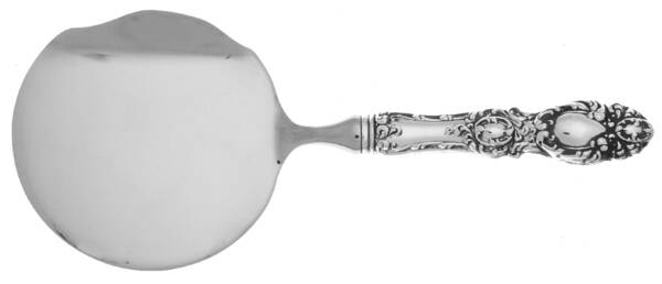 Lucerne (Sterling, 1896, No Monograms) Cranberry Server with Stainless Bowl