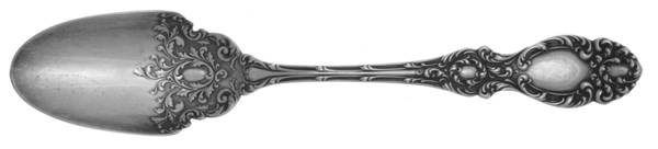 Lucerne (Sterling, 1896, No Monograms) Solid Cheese Scoop