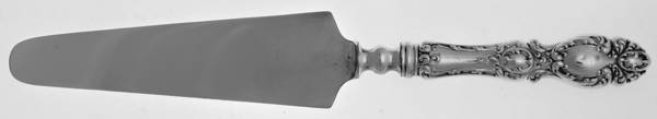 Lucerne (Sterling, 1896, No Monograms) Cake Knife with Silverplate Blade