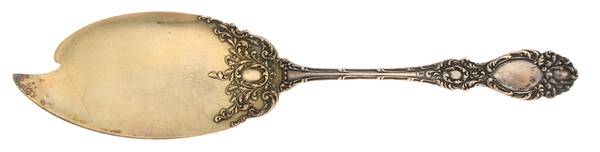 Lucerne (Sterling, 1896, No Monograms) Poached Egg Server, Solid Piece