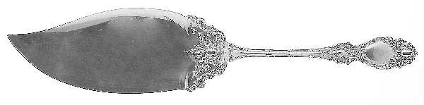 Lucerne (Sterling, 1896, No Monograms) Small Solid Fish Serving Knife
