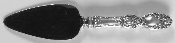 Lucerne (Sterling, 1896, No Monograms) Cheese Server with Stainless Blade