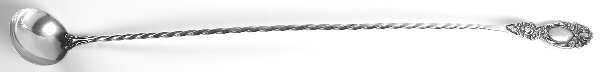 Lucerne (Sterling, 1896, No Monograms) Large Solid Claret Spoon with Twisted Handle