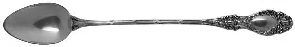 Lucerne (Sterling, 1896, No Monograms) Iced Tea Spoon