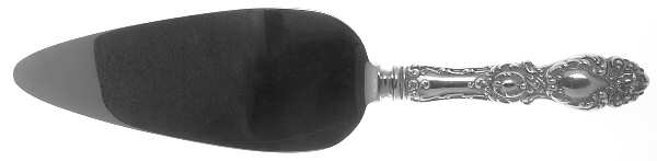 Lucerne (Sterling, 1896, No Monograms) Pie Server with Stainless Blade