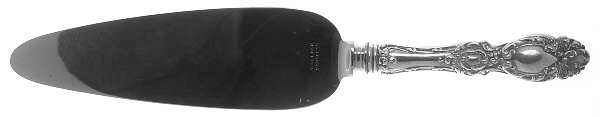 Lucerne (Sterling, 1896, No Monograms) Cake Server with Stainless Blade