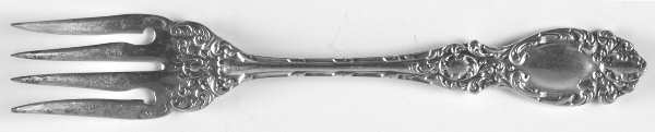 Lucerne (Sterling, 1896, No Monograms) Individual Salad Fork by Wallace Silver