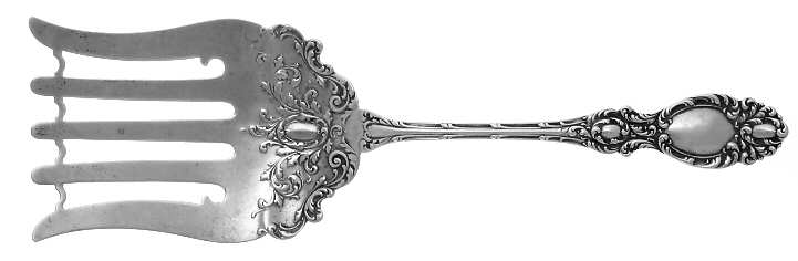 Lucerne (Sterling, 1896, No Monograms) Solid Asparagus Server