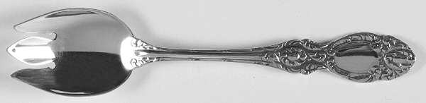 Lucerne (Sterling, 1896, No Monograms) Ice Cream Fork