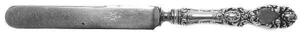Lucerne (Sterling, 1896, No Monograms) Youth/Tea Knife with Silverplate Blade