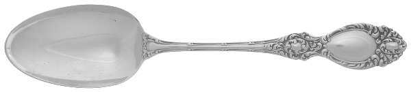 Lucerne (Sterling, 1896, No Monograms) Spoon-Dessert/Oval Soup