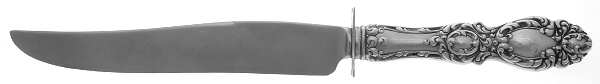 Lucerne (Sterling, 1896, No Monograms) Knife-Carv/Lg-Stnbl/Roast Sterling Guard