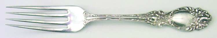Lucerne (Sterling, 1896, No Monograms) Fork