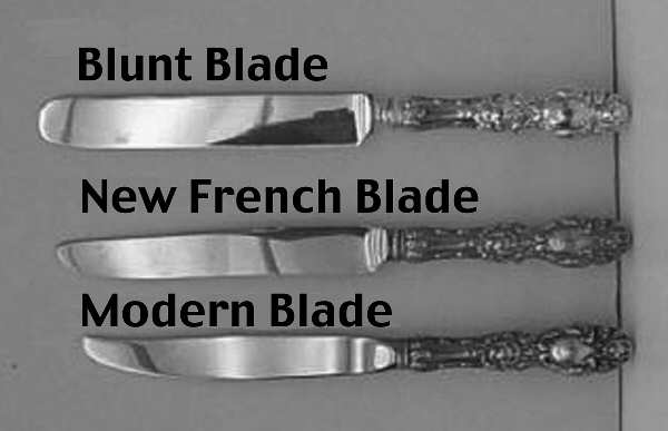 Lucerne (Sterling, 1896, No Monograms) Blunt Hollow Knife
