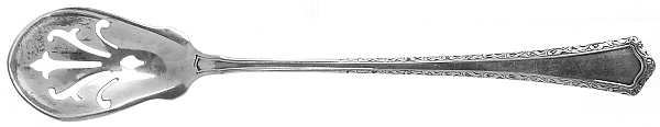 Madison (Sterling, 1913) Pierced Bowl Short Handle Olive Spoon