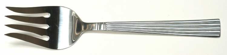 Manhattan (Stainless) Medium Solid Cold Meat Serving Fork