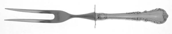 Melanie (Sterling, 1959) Small Carving Fork W/Sterling Guard