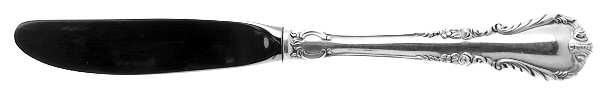 Melanie (Sterling, 1959) Modern Hollow Butter Spreader (Stainless)