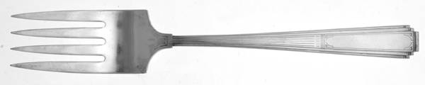 Mode (Silverplate, 1930) Medium Solid Cold Meat Serving Fork