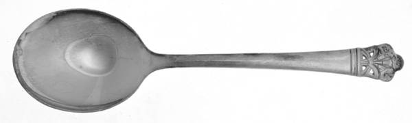 Morning Glory (Silverplate, 1945) Round Bowl Soup Spoon (Cream Soup)