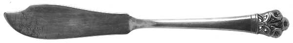 Morning Glory (Silverplate, 1945) Flat Handle Master Butter Knife