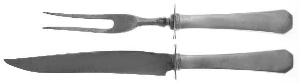 Monterey (Sterling, 1922) Small Stainless Blade 2-Piece Steak Carving Set
